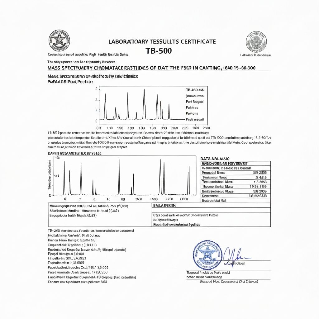 TB-500 (Thymosin Beta-4) COA Preview